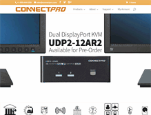 Tablet Screenshot of connectpro.com